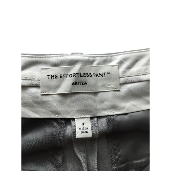 Aritzia Women's Heather Chrome The Effortless High-Waisted Wide Leg Pants Size 8 - Picture 11 of 13